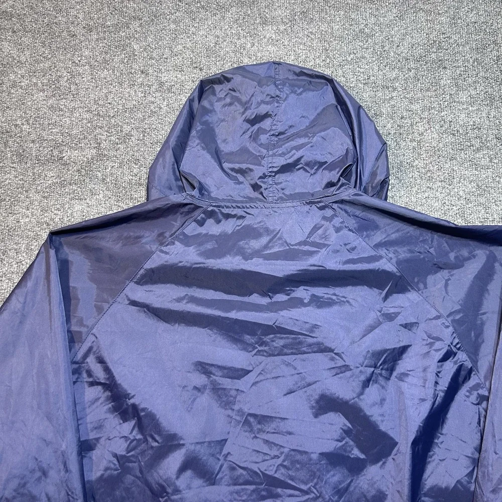 Vintage 90s JanSport Penn State Windbreaker Jacket Size Large Navy Spell Out PSU